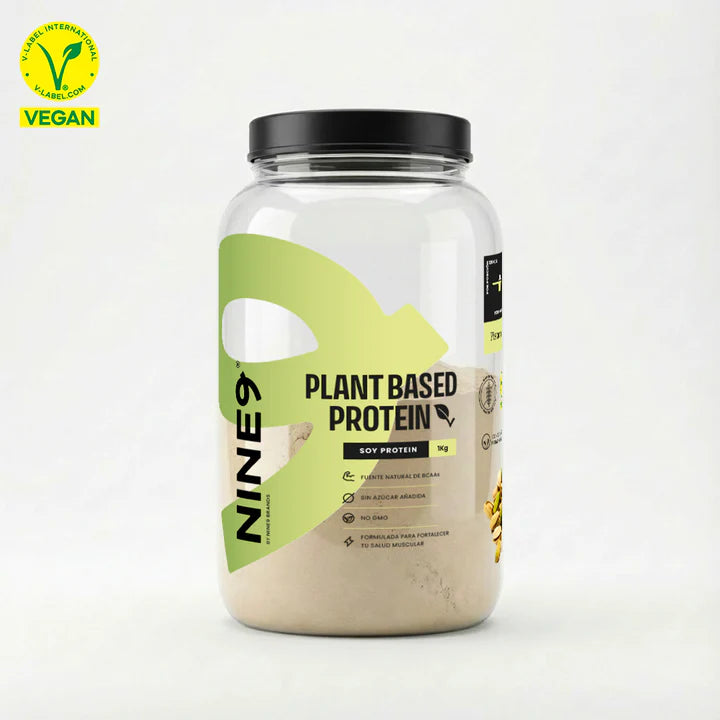 Plant Based Protein Soy Protein & Pea + Soy Protein · Certificado V-Label Vegan