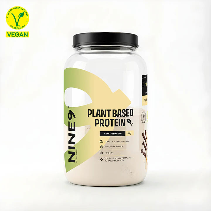 Plant Based Protein Soy Protein & Pea + Soy Protein · Certificado V-Label Vegan