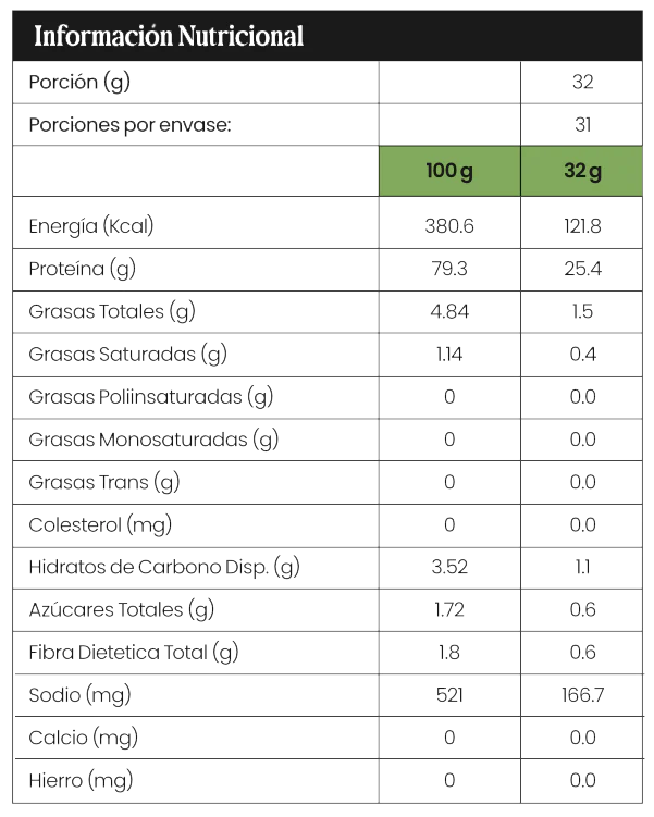 Plant Based Protein Soy Protein & Pea + Soy Protein · Certificado V-Label Vegan