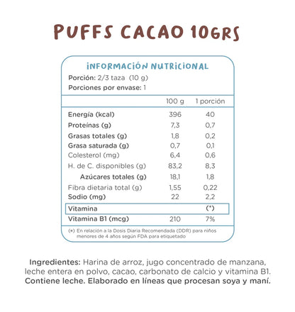 Puffs KUNA Nutritivos para toda la familia